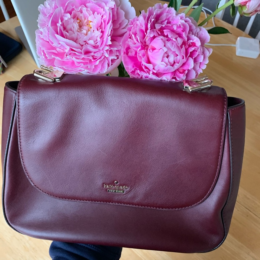 Kate spade New York marcelle leather saddle bag